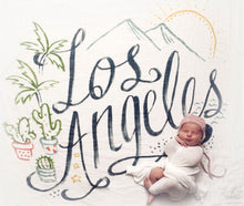 Load image into Gallery viewer, Los Angeles Organic Swaddle Blanket - Coveted Things