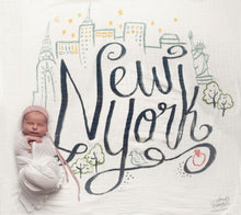 Load image into Gallery viewer, New York Organic Swaddle Blanket - Coveted Things