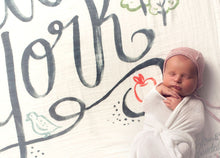 Load image into Gallery viewer, New York Organic Swaddle Blanket - Coveted Things