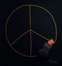 Load image into Gallery viewer, Peace Organic Charity Swaddle for Alliance of Moms - CovetedThings