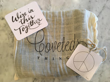Load image into Gallery viewer, Peace Organic Charity Swaddle for Alliance of Moms - CovetedThings
