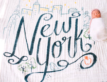 Load image into Gallery viewer, *AS-IS* Bi Coastal 4-Layer Organic Cotton Happy Cloud Luxury Blanket - CovetedThings