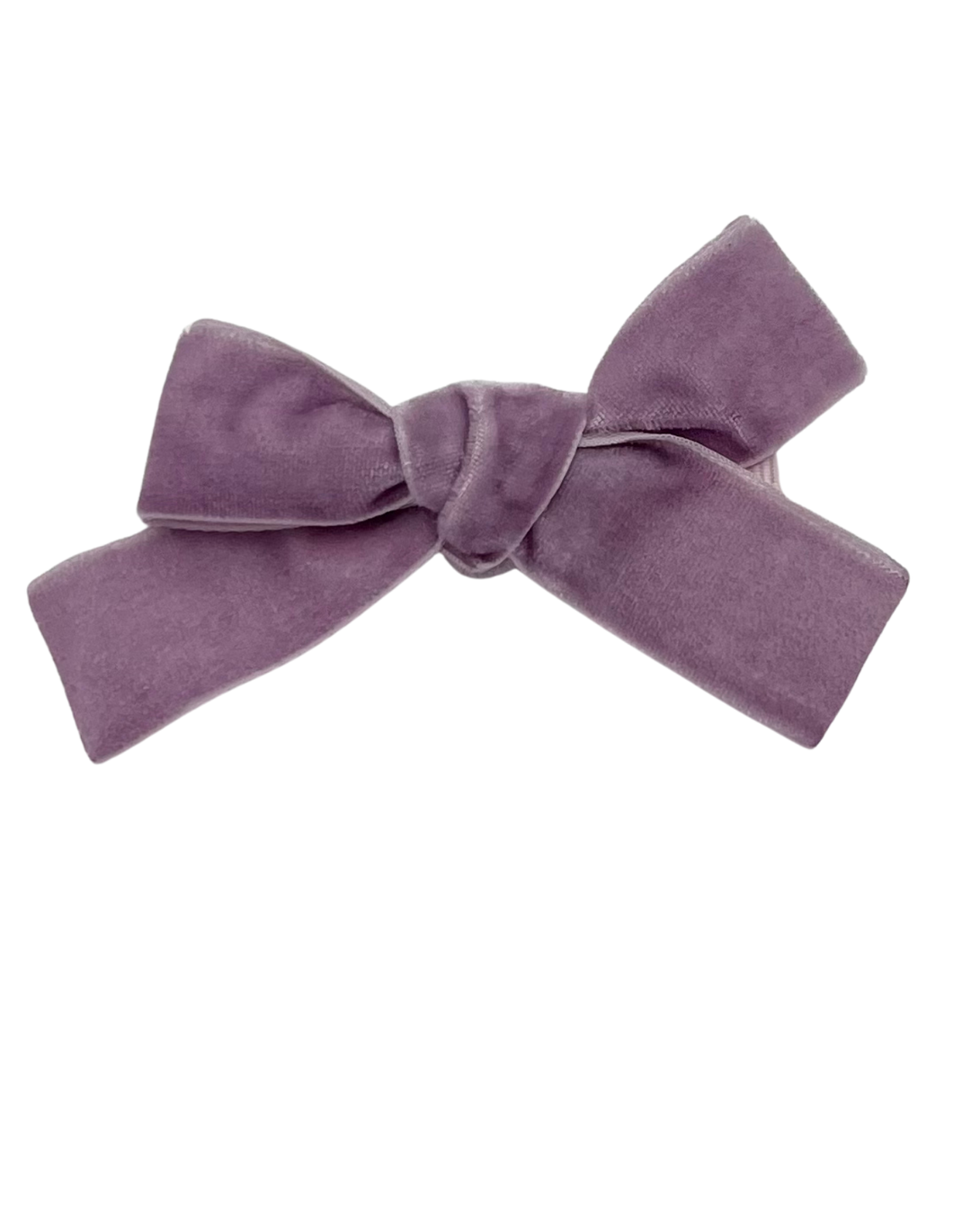 Hair Bow- Light Purple Velvet - CovetedThings