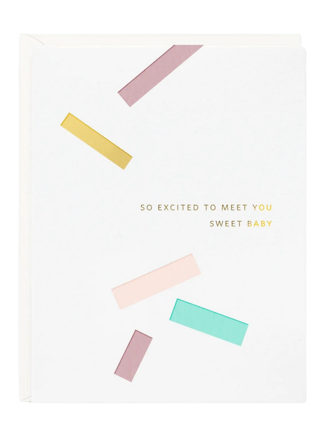 Card- So excited to meet you sweet baby - CovetedThings