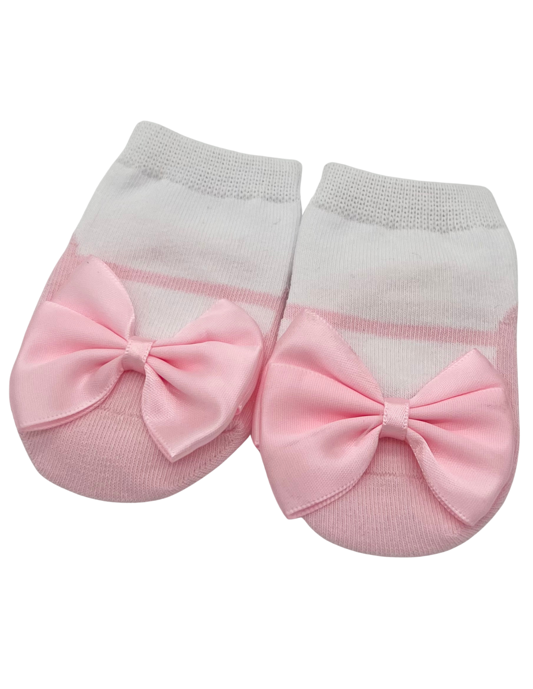 Baby Booties- Pink Mary Jane Bow Socks - CovetedThings