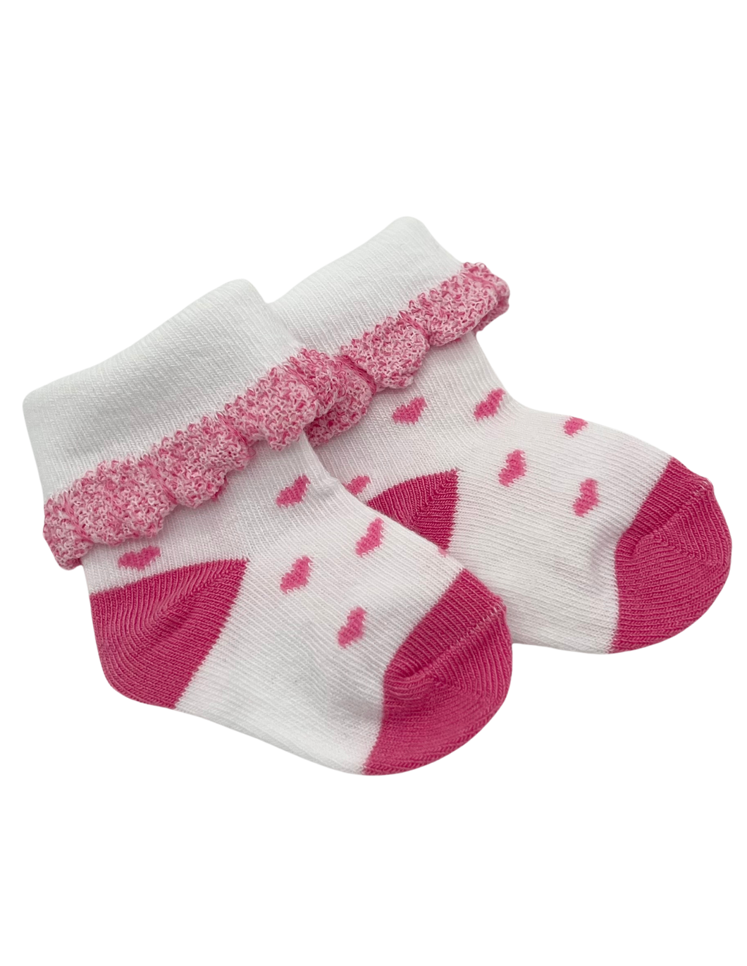 Heart Socks- Multi Dark Pink - CovetedThings