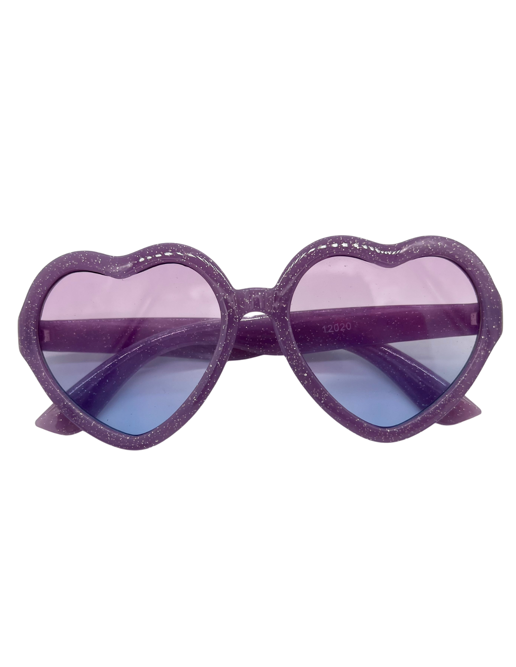Sunglasses- Purple Glitter Hearts - CovetedThings