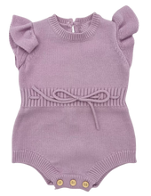 Load image into Gallery viewer, Knitted Romper in Lilac - CovetedThings
