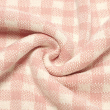 Load image into Gallery viewer, 100% Luxury Cotton Swaddle Receiving Baby Blanket - Plaid: Pink - CovetedThings
