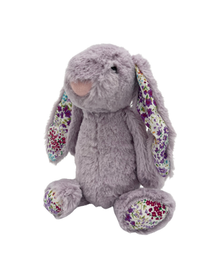 Stuffed Animal- Purple Floral Bunny - CovetedThings
