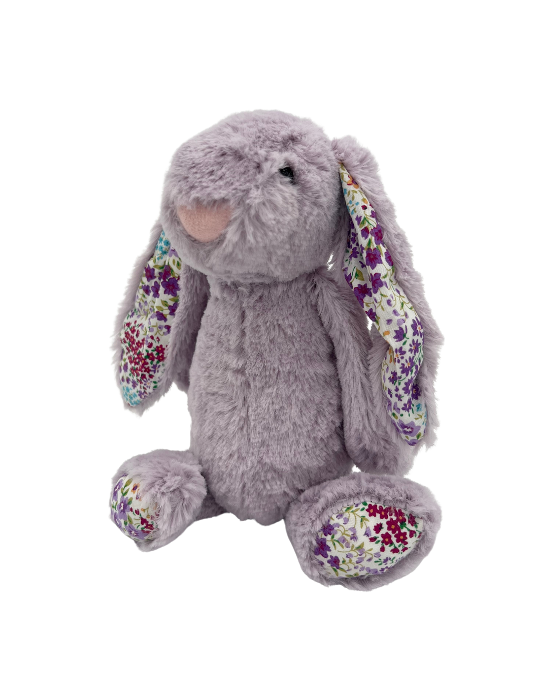 Stuffed Animal- Purple Floral Bunny - CovetedThings