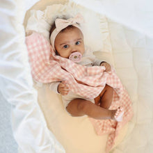 Load image into Gallery viewer, 100% Luxury Cotton Swaddle Receiving Baby Blanket - Plaid: Pink - CovetedThings
