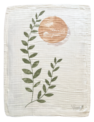 This Moment Forever 4-Layer Organic Cotton Happy Cloud Luxury Blanket - CovetedThings