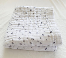 Load image into Gallery viewer, Rumi Planet 4-Layer Organic Cotton Happy Cloud Luxury Blanket - CovetedThings
