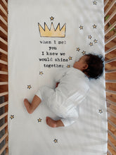Load image into Gallery viewer, Crown Crib Sheet - CovetedThings
