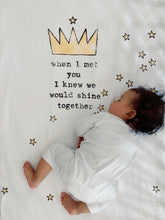 Load image into Gallery viewer, Crown Crib Sheet - CovetedThings
