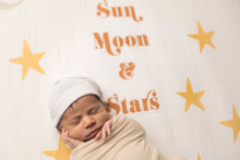 Load image into Gallery viewer, Sun, Moon, and Stars Crib Sheet - CovetedThings
