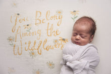 Load image into Gallery viewer, Wildflowers Organic Crib Sheet - CovetedThings
