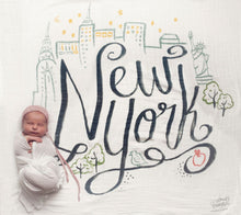 Load image into Gallery viewer, New York Organic Swaddle Blanket - Coveted Things
